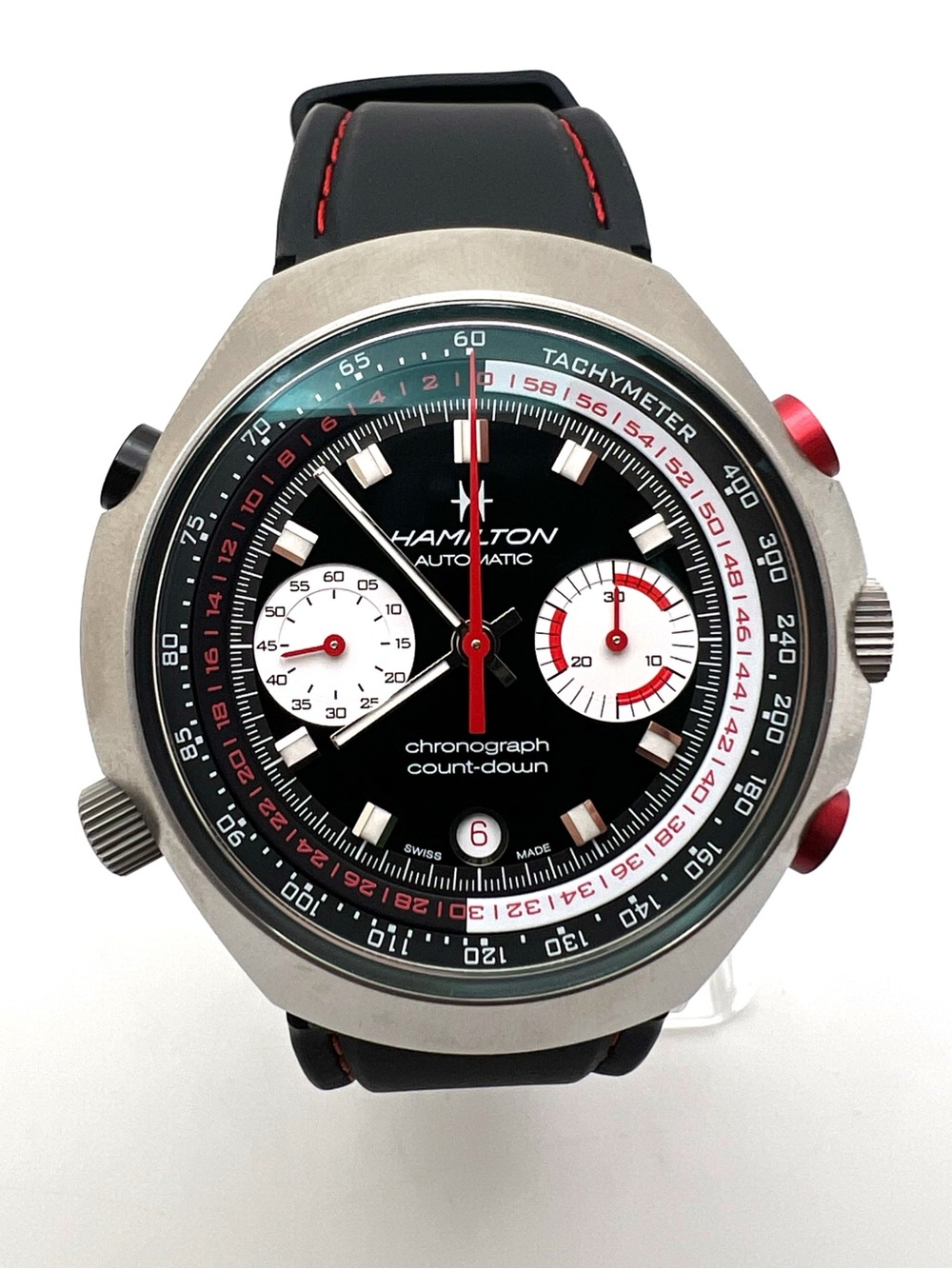 Hamilton Automatic Chronograph count down rare box+papers